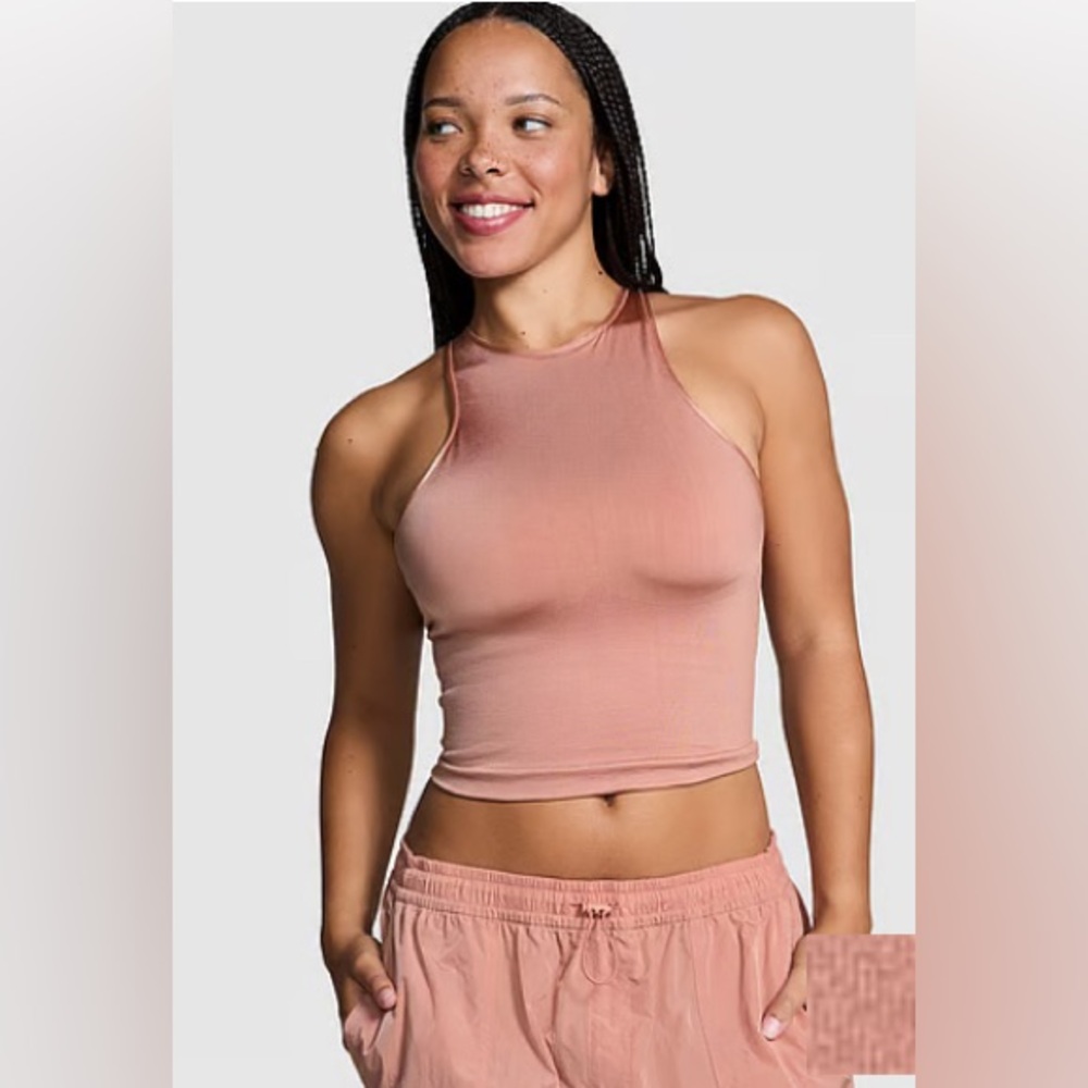 PINK Victoria's Secret Blush Ribbed Top